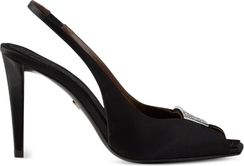 Giuseppe Zanotti La Nuit 90 slingback pumps Zwart