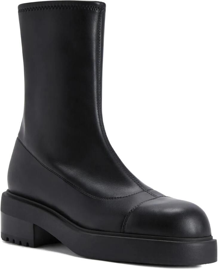 Giuseppe Zanotti Laarzen met plateauzool en rits Zwart