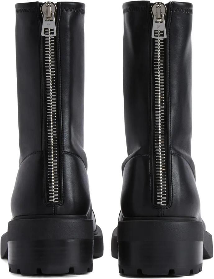 Giuseppe Zanotti Laarzen met plateauzool en rits Zwart - Foto 3