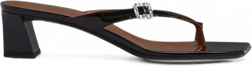 Giuseppe Zanotti Lakleren pumps verfraaid met kristallen Zwart