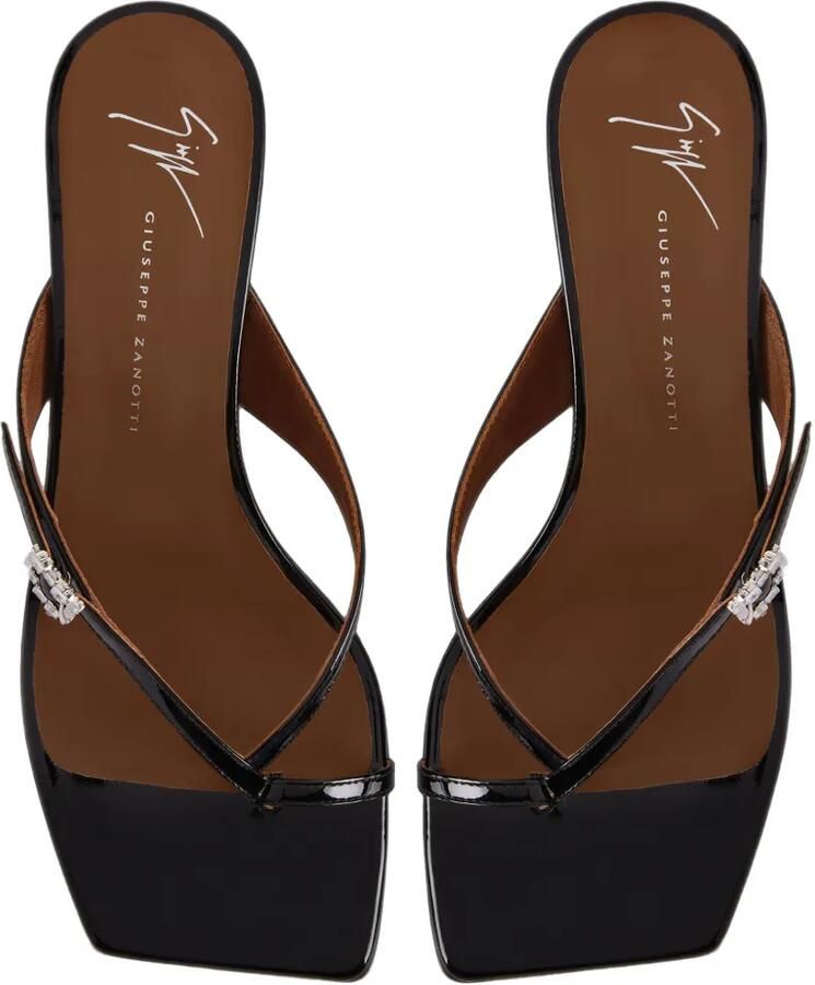 Giuseppe Zanotti Lakleren pumps verfraaid met kristallen Zwart - Foto 2