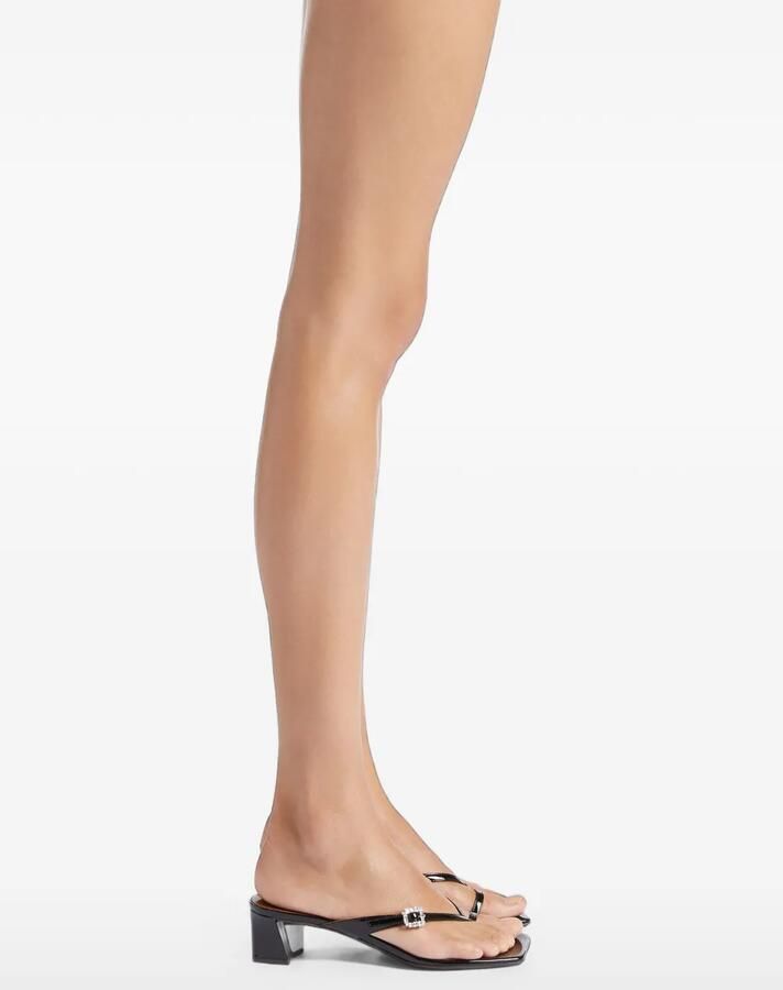 Giuseppe Zanotti Lakleren pumps verfraaid met kristallen Zwart - Foto 3