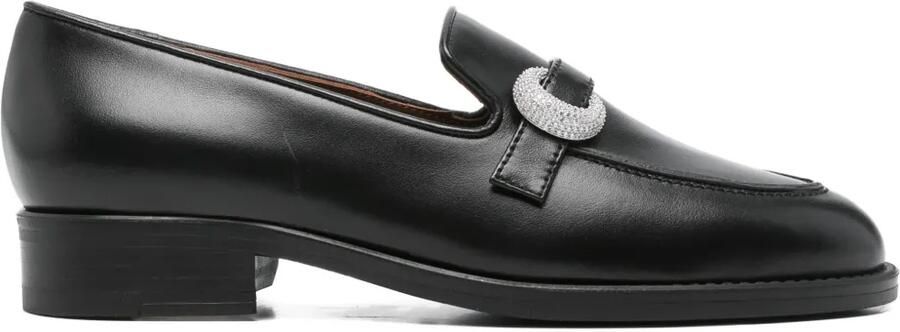 Giuseppe Zanotti Leren loafers Zwart