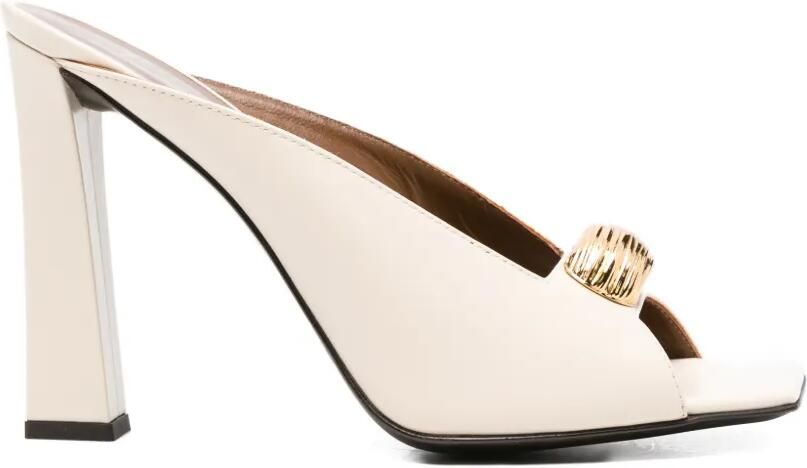 Giuseppe Zanotti Leren sandalen Beige