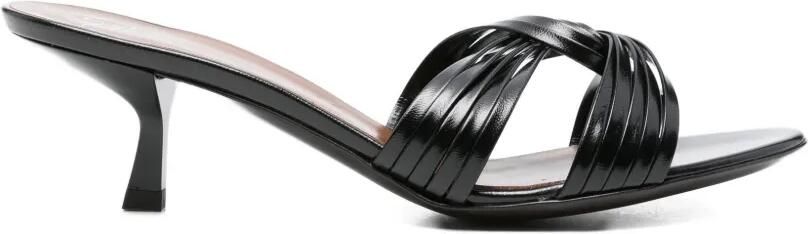 Giuseppe Zanotti Leren sandalen Zwart