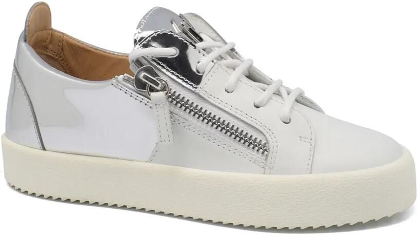 Giuseppe Zanotti Leren sneakers met GG-logo Wit - Foto 2