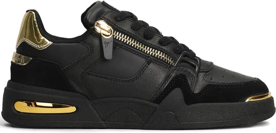 Giuseppe Zanotti Leren sneakers Zwart
