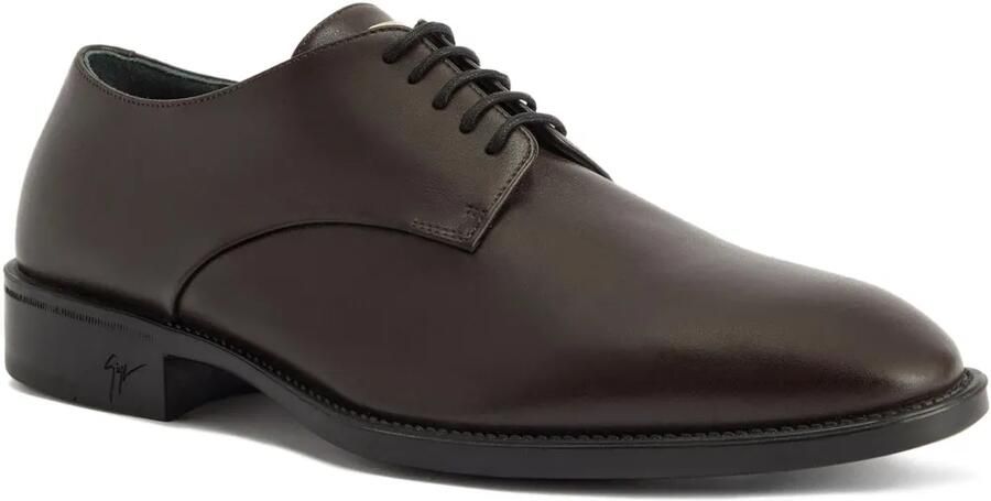 Giuseppe Zanotti Leren veterschoenen Bruin