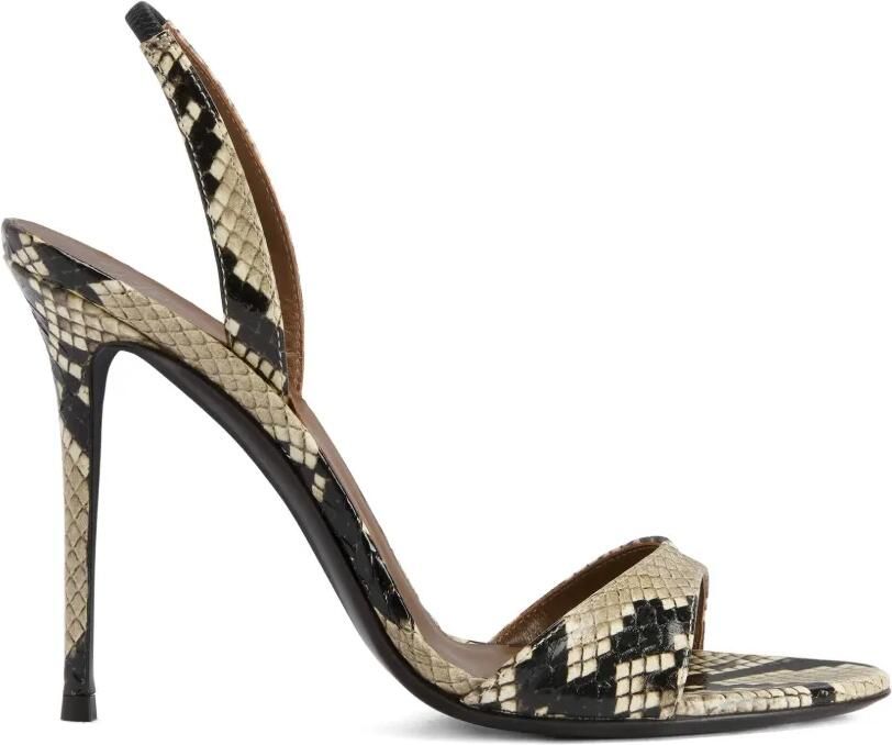 Giuseppe Zanotti Lilibeth slingback sandalen Beige
