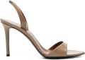 Giuseppe Zanotti Lilibeth slingback sandalen met naaldhak Beige - Beige