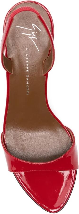 Giuseppe Zanotti Lilibeth slingback sandalen Rood - Foto 4
