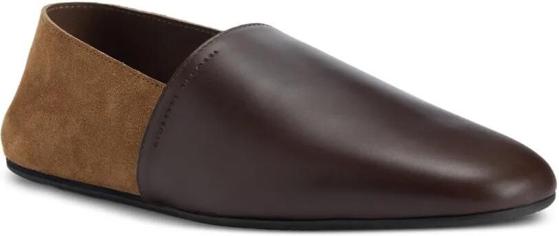 Giuseppe Zanotti Loafers met colourblocking Bruin