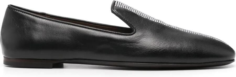 Giuseppe Zanotti Loafers verfraaid met kristallen Zwart