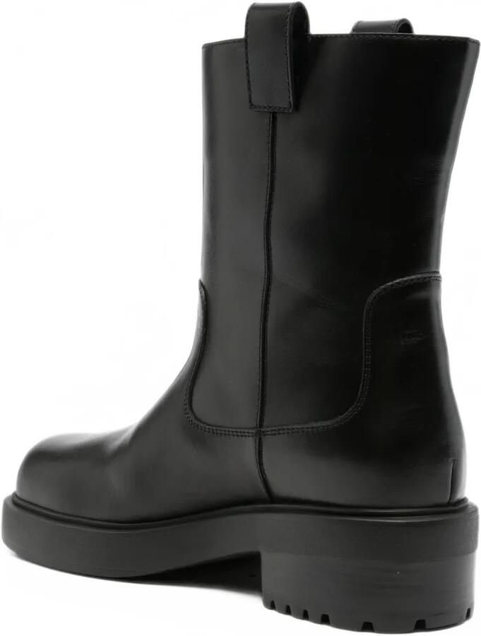 Giuseppe Zanotti logo-plaque chunky-sole boots Zwart - Foto 3
