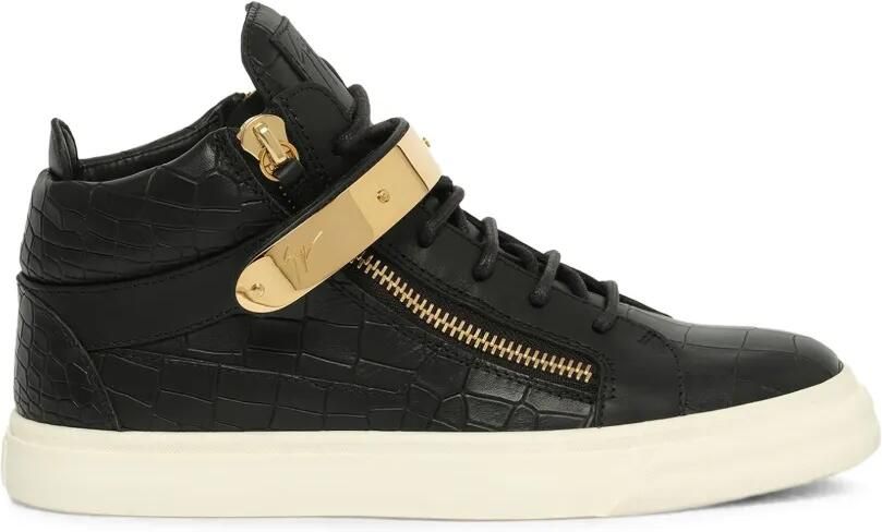 Giuseppe Zanotti 'London' mid-top sneakers Zwart - Foto 4
