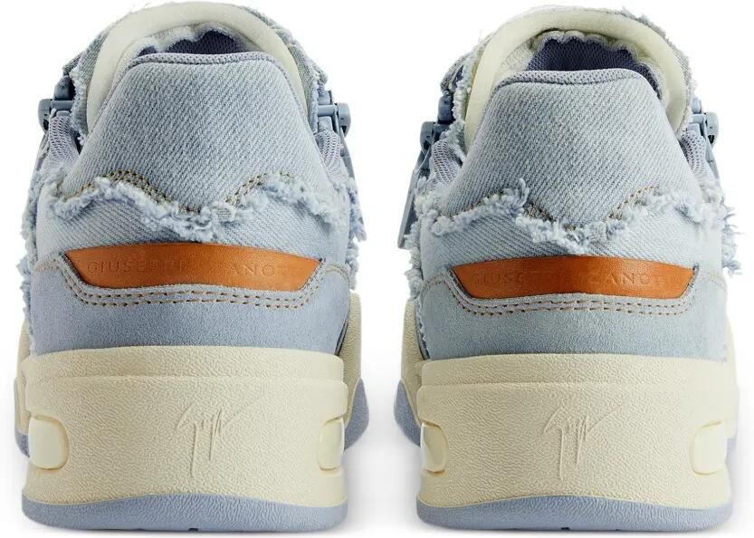 Giuseppe Zanotti Low-top sneakers met franje Blauw - Foto 3
