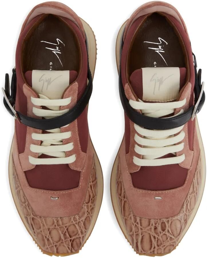 Giuseppe Zanotti Low-top sneakers met gesp Roze - Foto 2