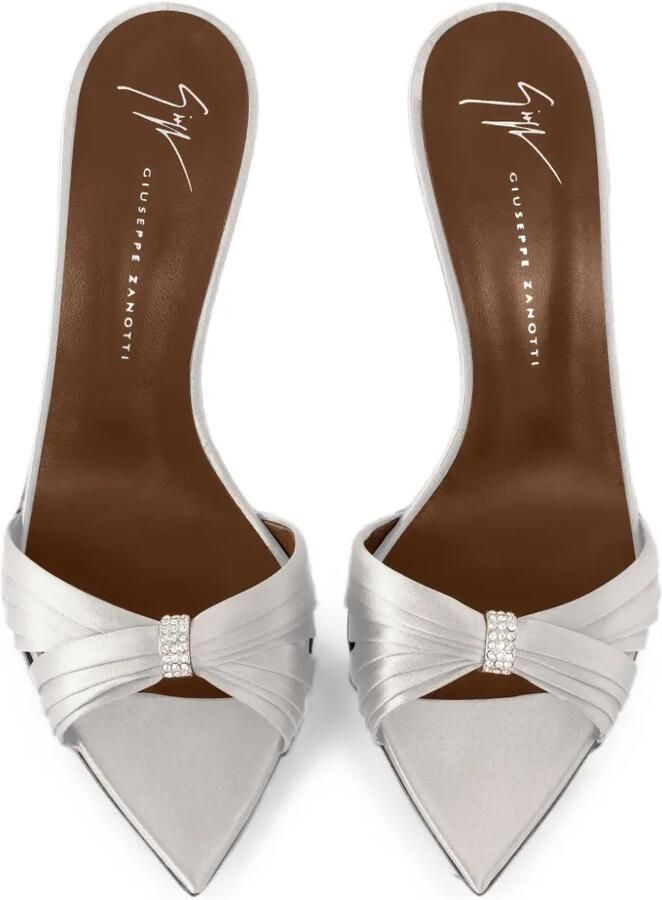 Giuseppe Zanotti Lumière muiltjes Zilver - Foto 3