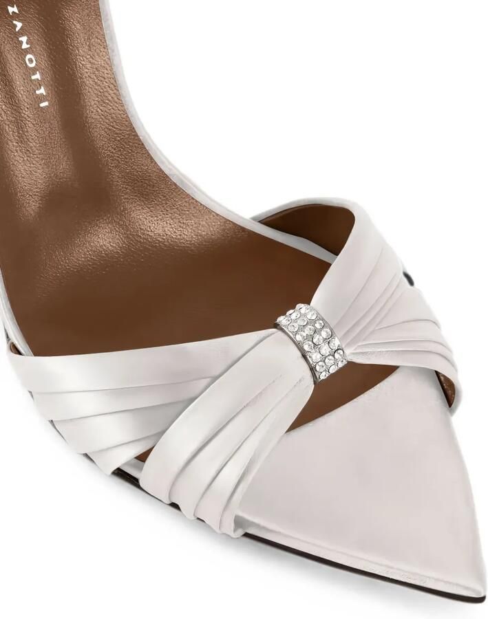 Giuseppe Zanotti Lumière sandalen met hak en stras Wit - Foto 2