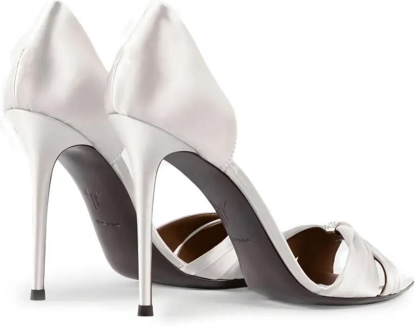 Giuseppe Zanotti Lumière sandalen met hak en stras Wit - Foto 5