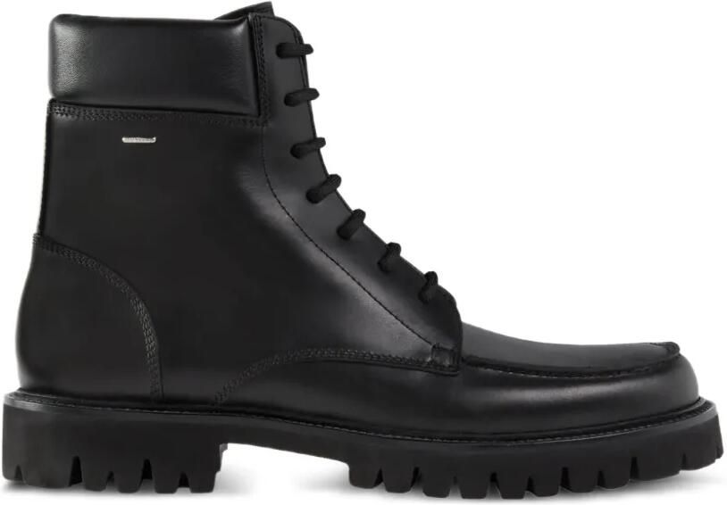 Giuseppe Zanotti Magnuss enkellaarzen Zwart