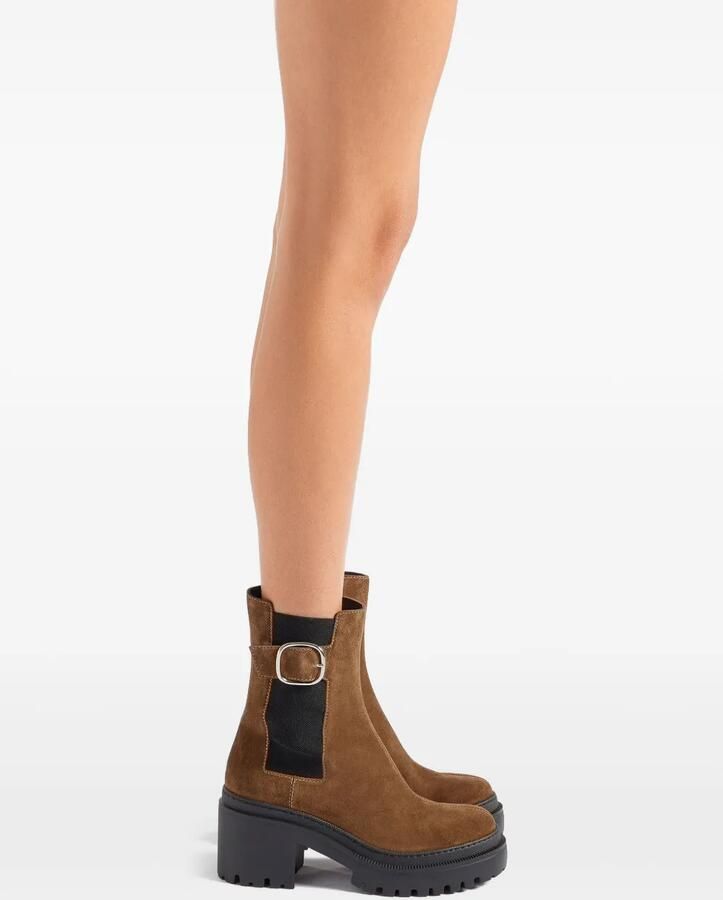 Giuseppe Zanotti Mairi laarzen met gesp Bruin - Foto 2