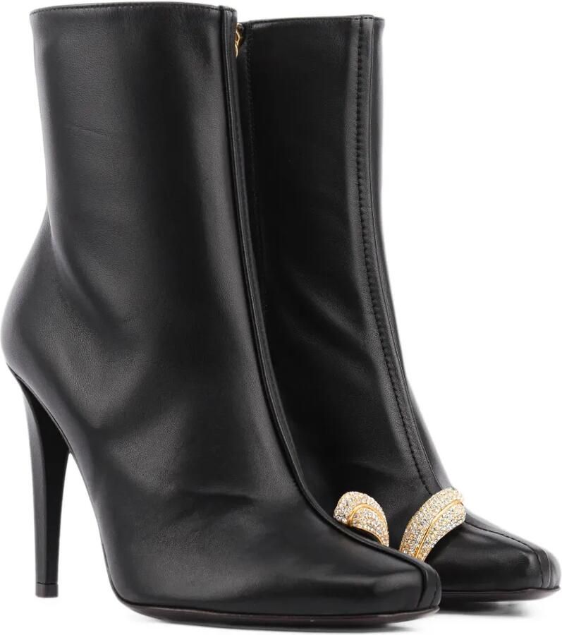 Giuseppe Zanotti Manhattan crystal-embellished ankle boots Zwart - Foto 2