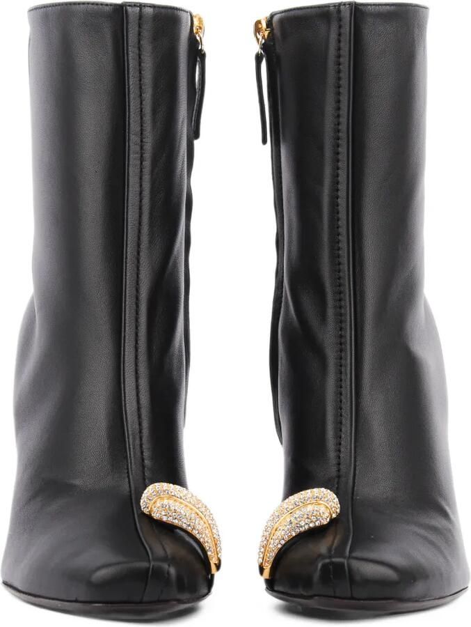 Giuseppe Zanotti Manhattan crystal-embellished ankle boots Zwart - Foto 4