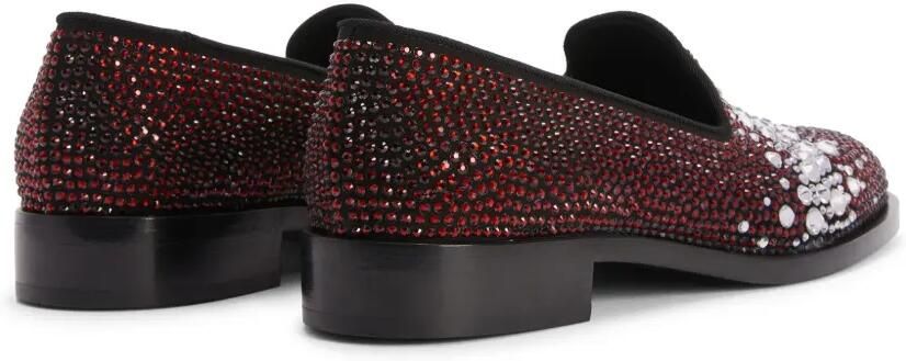 Giuseppe Zanotti Matildha loafers verfraaid met kristallen Rood - Foto 5