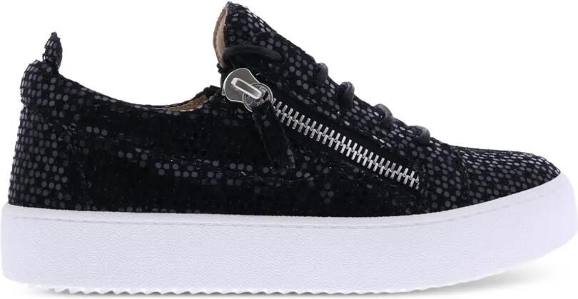 Giuseppe Zanotti May London sneakers met glitters Zwart