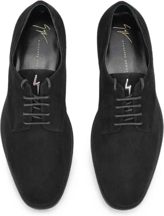 Giuseppe Zanotti Melithon derby schoenen Zwart - Foto 2