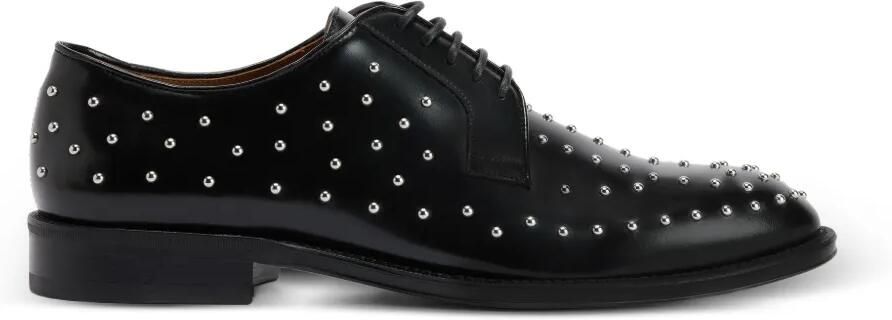 Giuseppe Zanotti Metal Dots derby schoenen Zwart