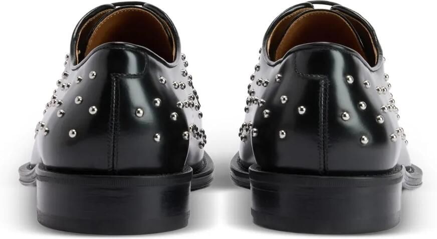 Giuseppe Zanotti Metal Dots derby schoenen Zwart - Foto 3