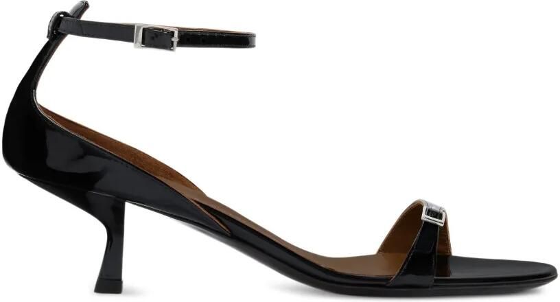 Giuseppe Zanotti Micky Buckles 50 sandalen met enkelbandje Zwart