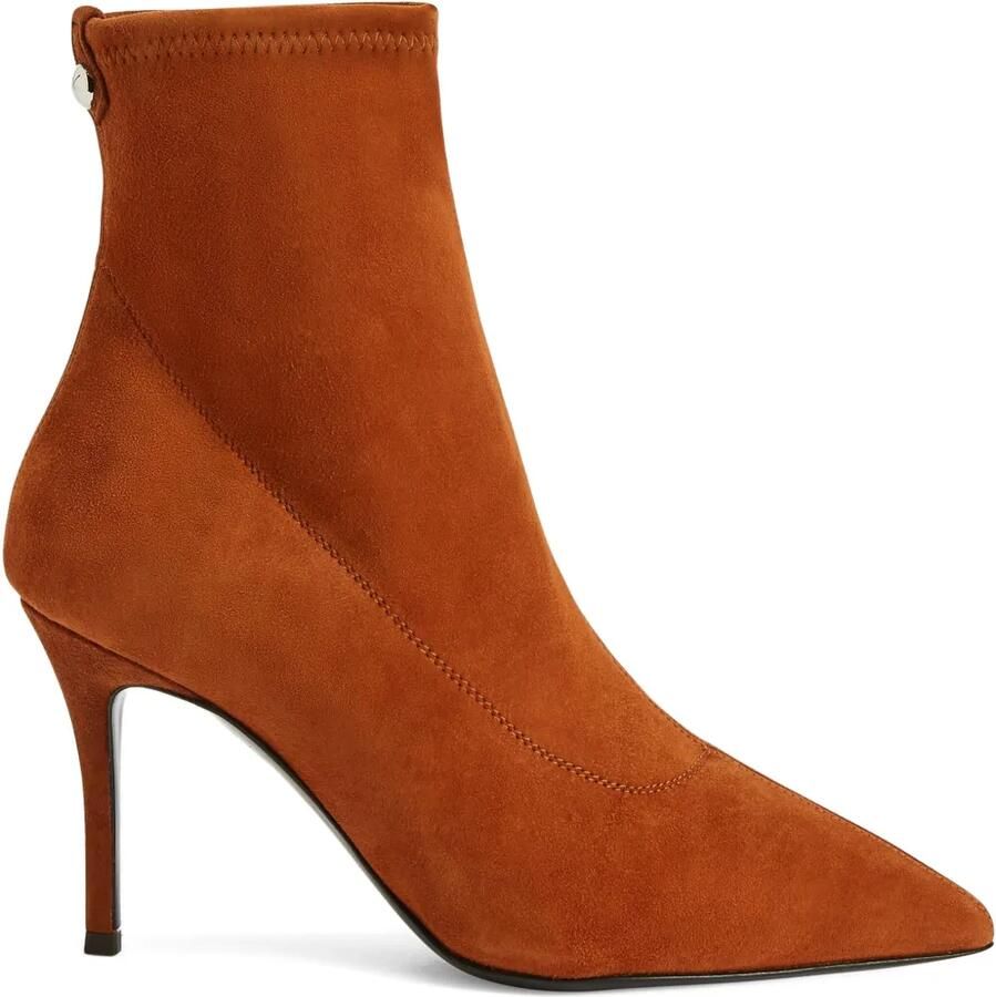 Giuseppe Zanotti Mirea laarzen met puntige neus Bruin