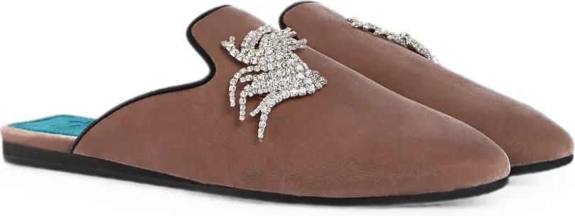 Giuseppe Zanotti Moritz slippers Bruin - Foto 5