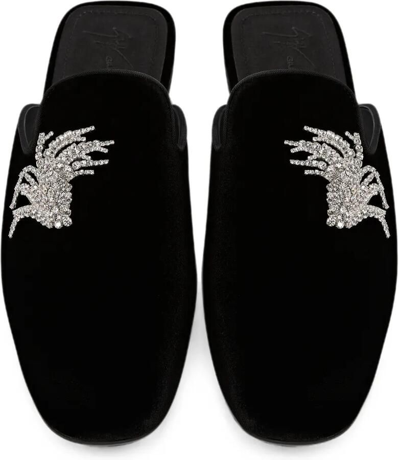Giuseppe Zanotti Moritz slippers Zwart - Foto 2