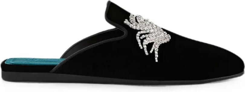Giuseppe Zanotti Moritz slippers Zwart