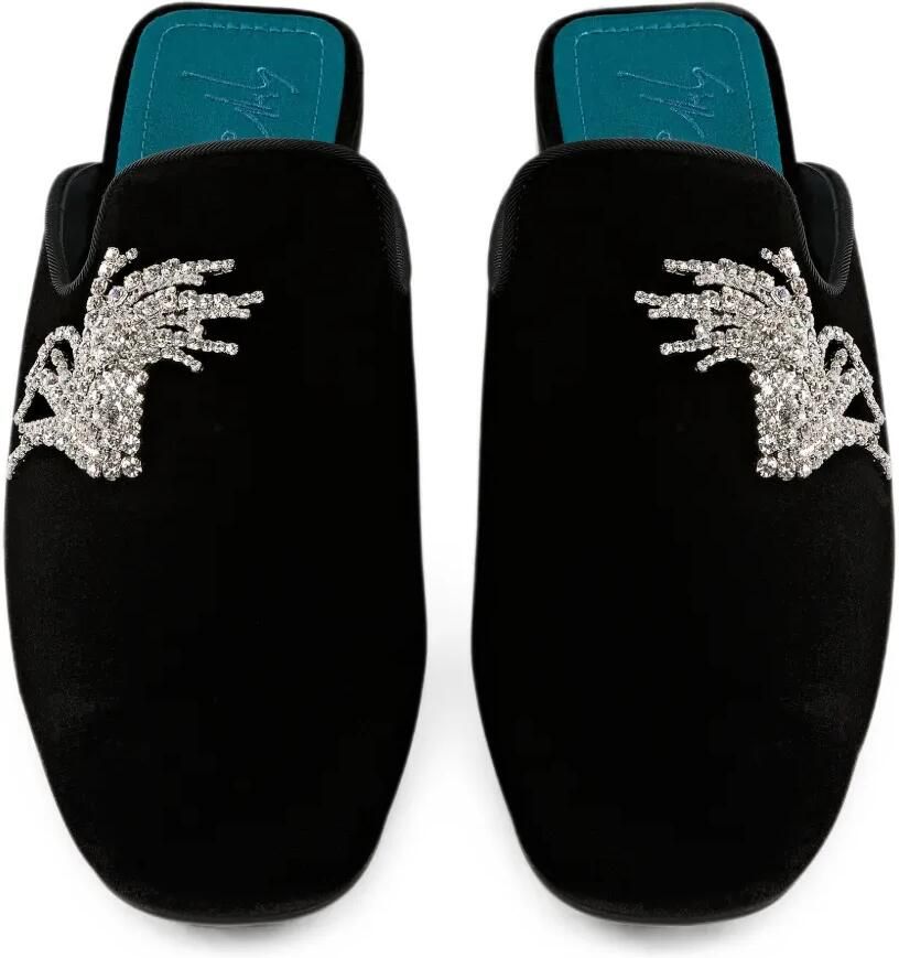 Giuseppe Zanotti Moritz slippers Zwart - Foto 2