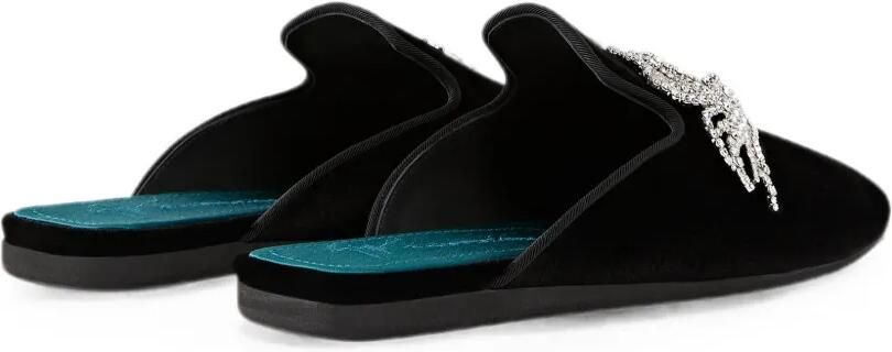 Giuseppe Zanotti Moritz slippers Zwart - Foto 4