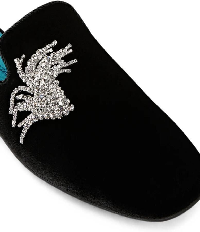 Giuseppe Zanotti Moritz slippers Zwart - Foto 3