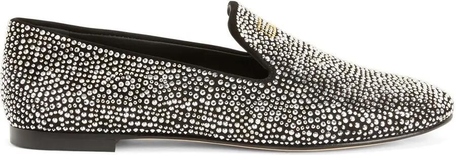 Giuseppe Zanotti Mousserende loafers Zwart
