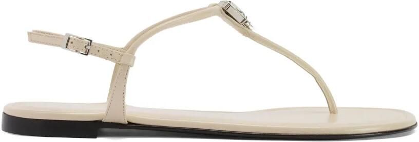 Giuseppe Zanotti Muse platte sandalen Beige