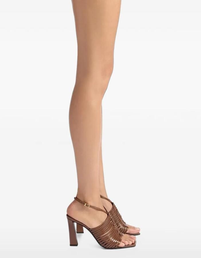 Giuseppe Zanotti Mya gekooide sandalen Bruin - Foto 2