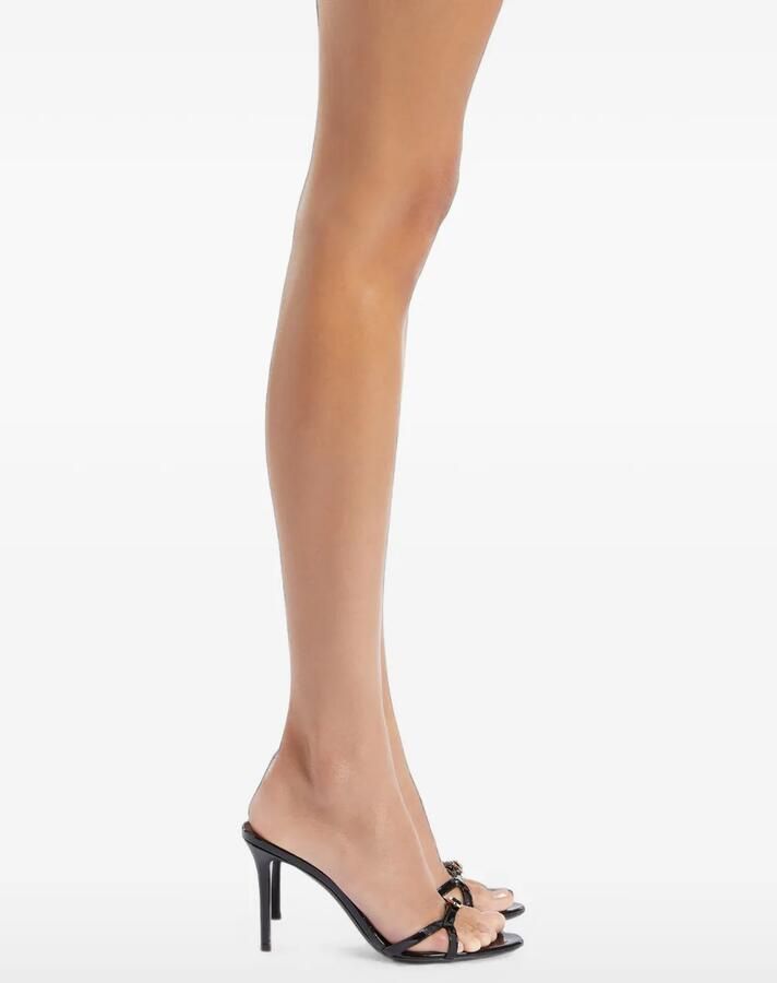 Giuseppe Zanotti Ophelia muiltjes met gesp Zwart - Foto 3