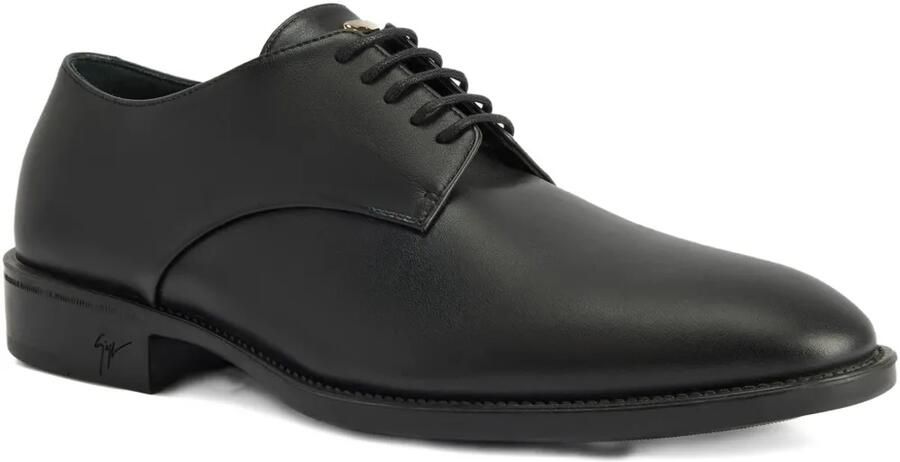 Giuseppe Zanotti Oxford leren veterschoenen Zwart
