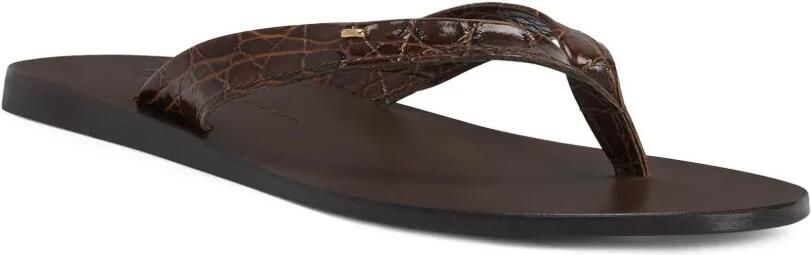 Giuseppe Zanotti Philemon leren sandalen Bruin
