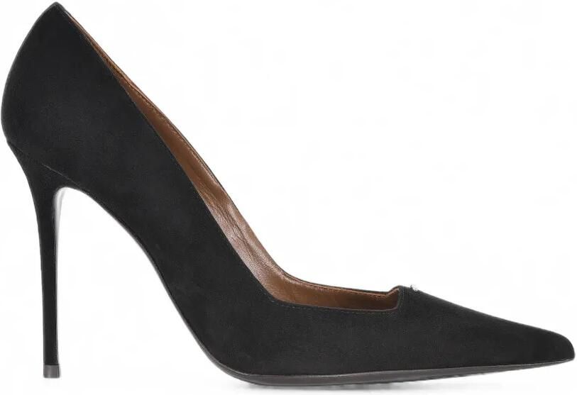 Giuseppe Zanotti Raquel suède pumps verfraaid met stras Zwart