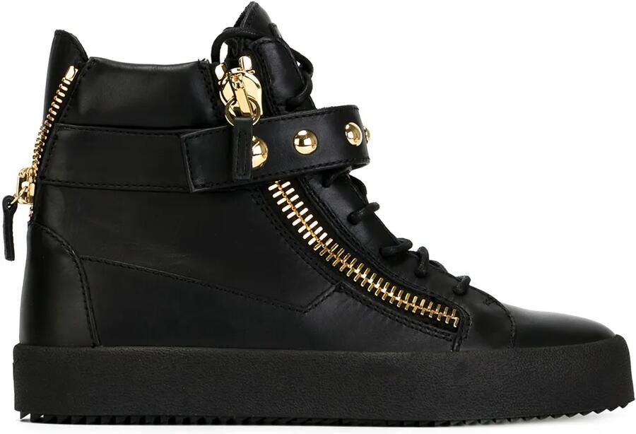 Giuseppe Zanotti 'Riley' hi-top sneakers Zwart