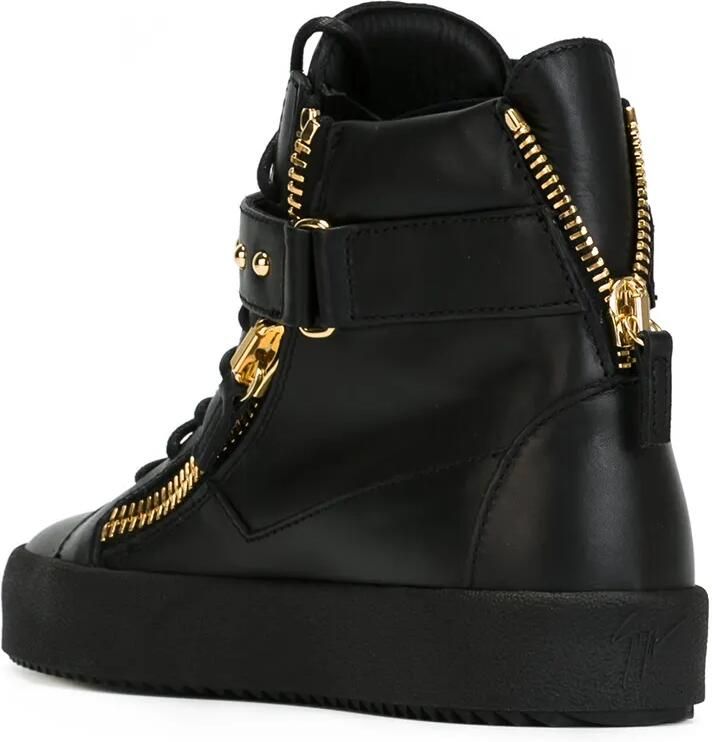 Giuseppe Zanotti 'Riley' hi-top sneakers Zwart - Foto 3